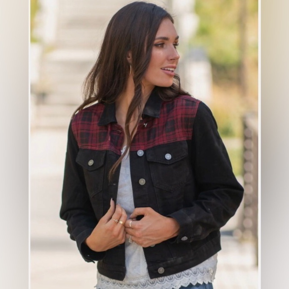 Aspen Buffalo Denim Jacket by Kancan Jeans